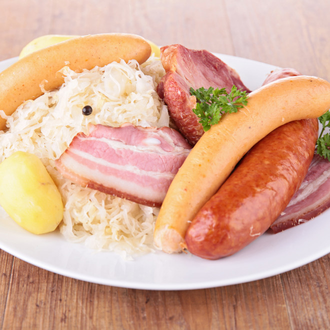 recette choucroute alsacienne traditionnelle au four