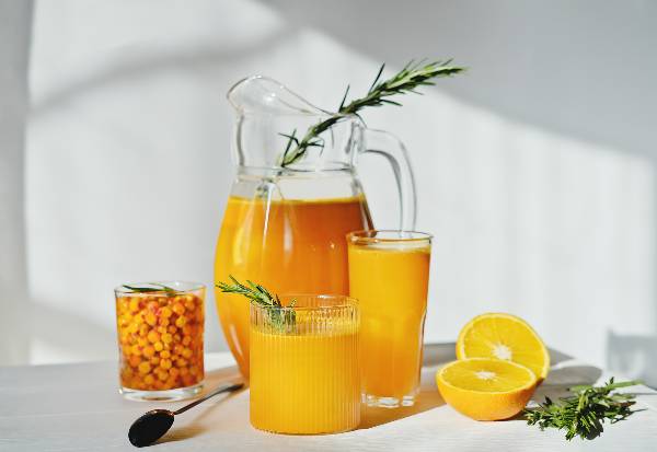 jus d'orange en carafe