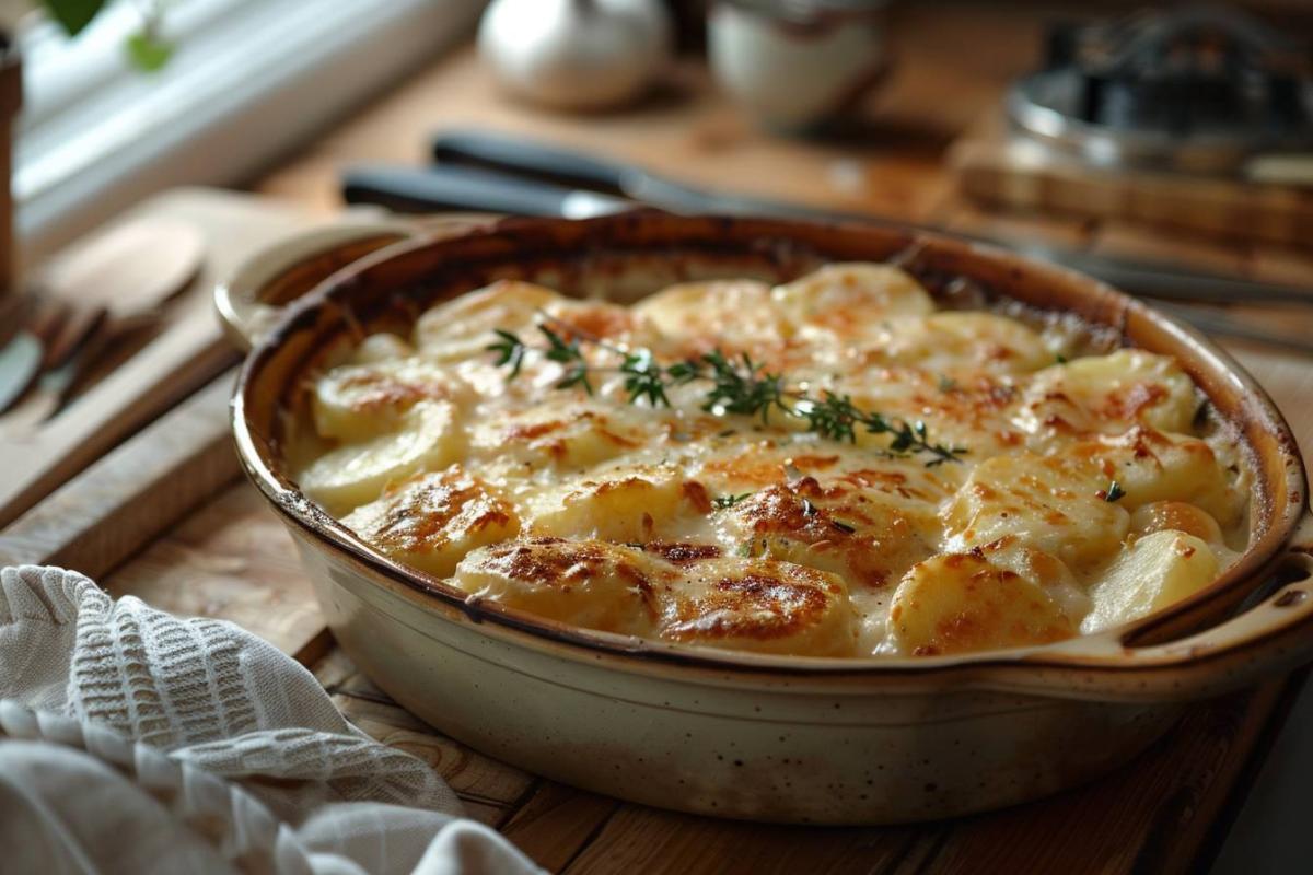 Gratin dauphinois traditionnel : la recette facile et crémeuse pour un plat familial réconfortant
