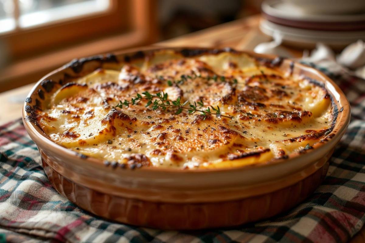 Gratin dauphinois traditionnel : la recette facile et crémeuse pour un plat familial réconfortant