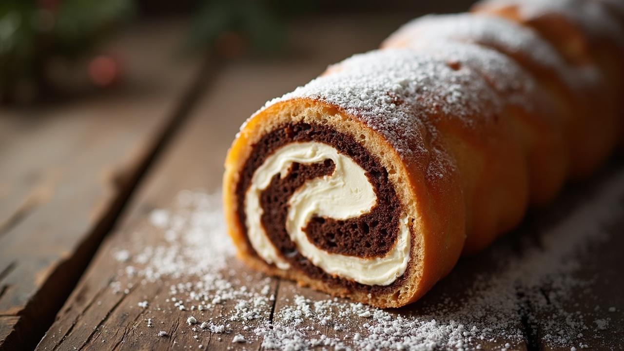 Recette de bûche de Noël allégée : fromage blanc et fruits d'hiver pour un dessert festif et léger