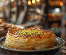 Recette authentique de knafeh : le dessert oriental à la pâte kadaïf et au fromage à essayer absolument