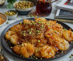 Comment préparer des pâtes kadaïf : recette facile pour réussir ce dessert oriental croustillant