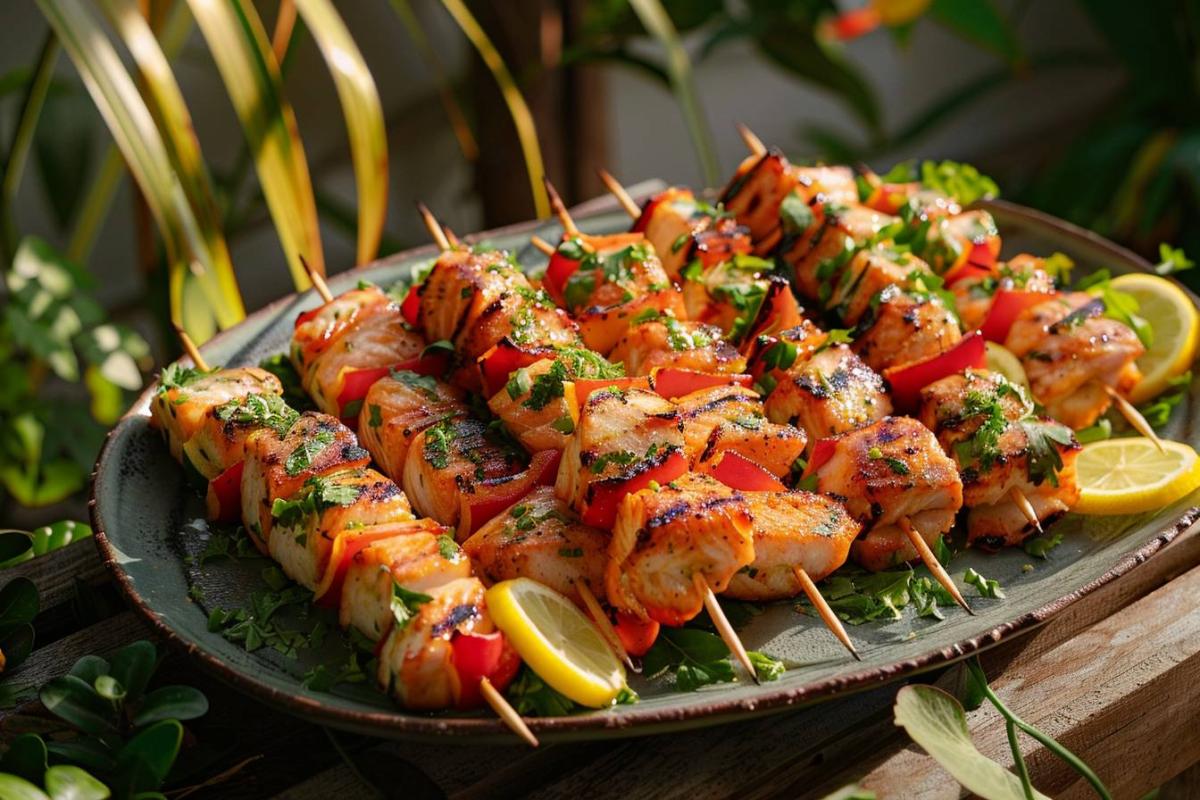 Quel accompagnement choisir pour des brochettes de poisson à la plancha : nos meilleures suggestions