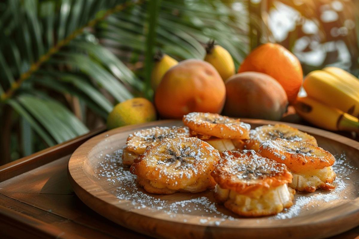 Recette authentique de beignets de banane antillais : un délice croustillant des Caraïbes à déguster