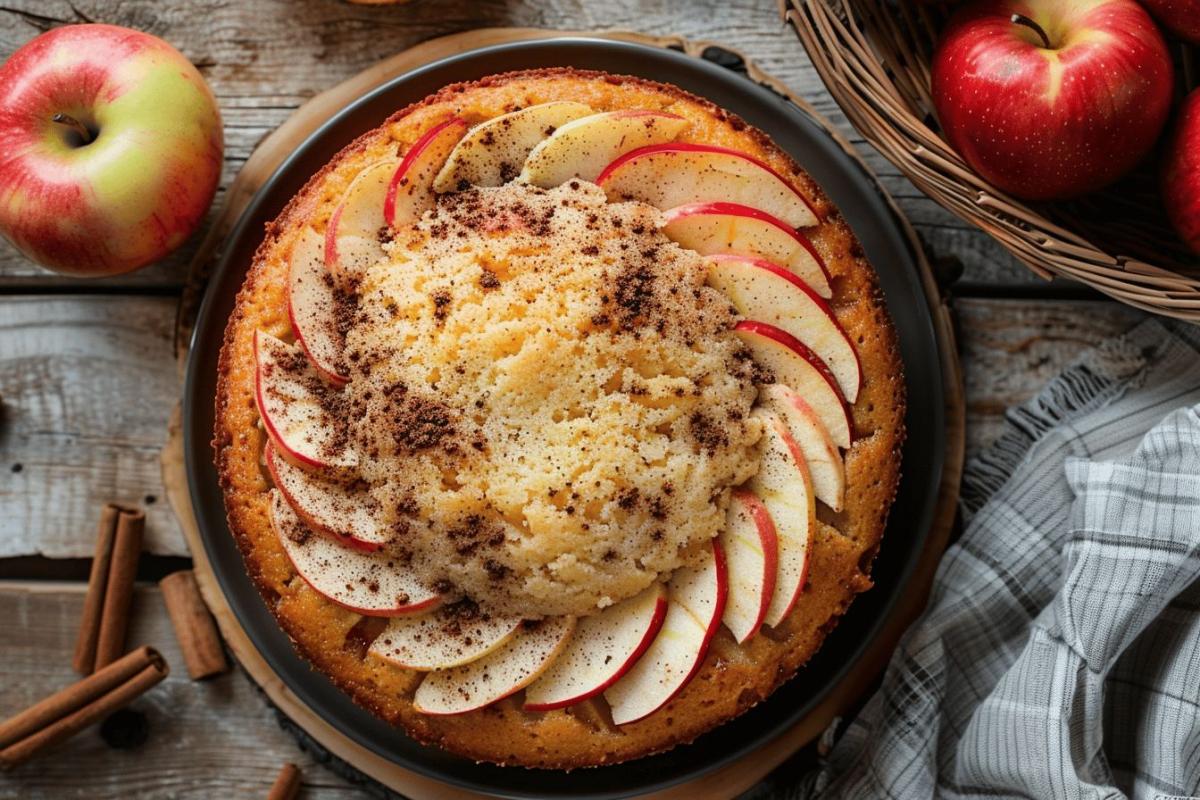 Gâteau aux pommes moelleux