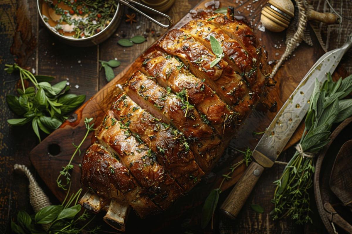 Gigot de chevreuil au four : recette facile et savoureuse pour une viande tendre et juteuse