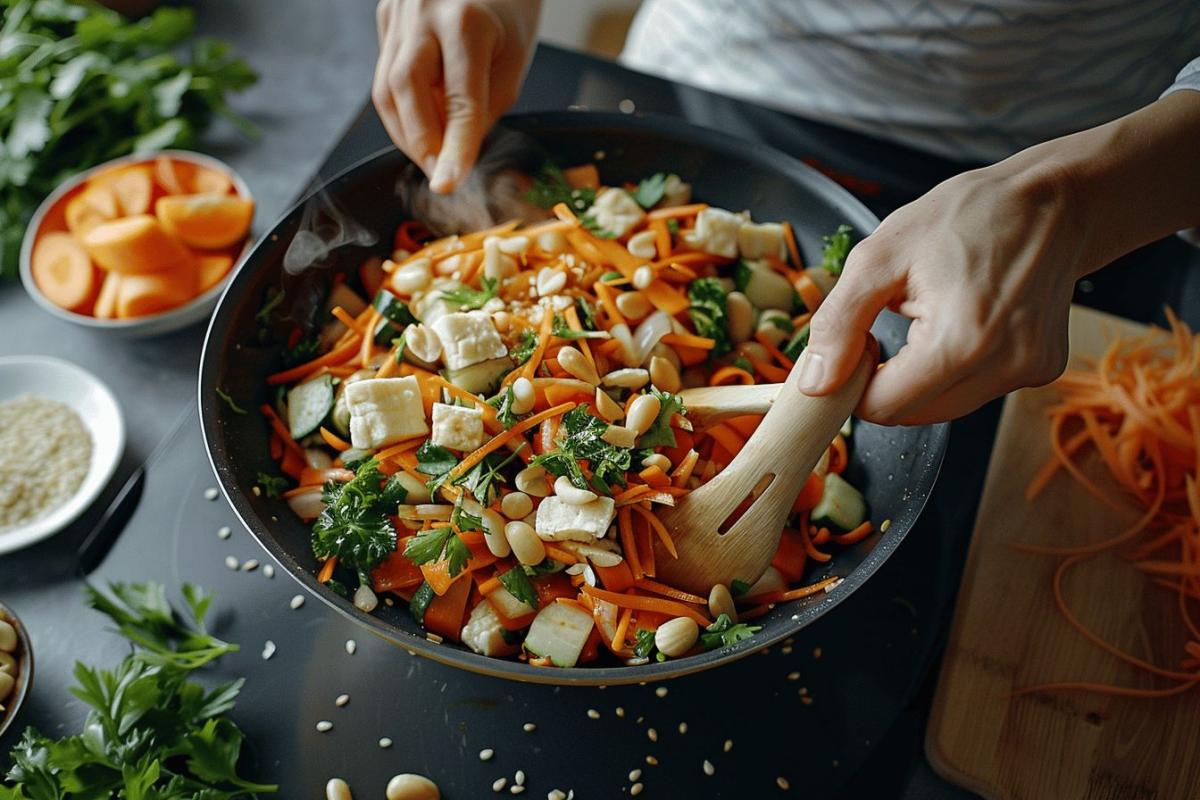 Recette facile : comment préparer une délicieuse poêlée de légumes colorés en moins de 20 minutes