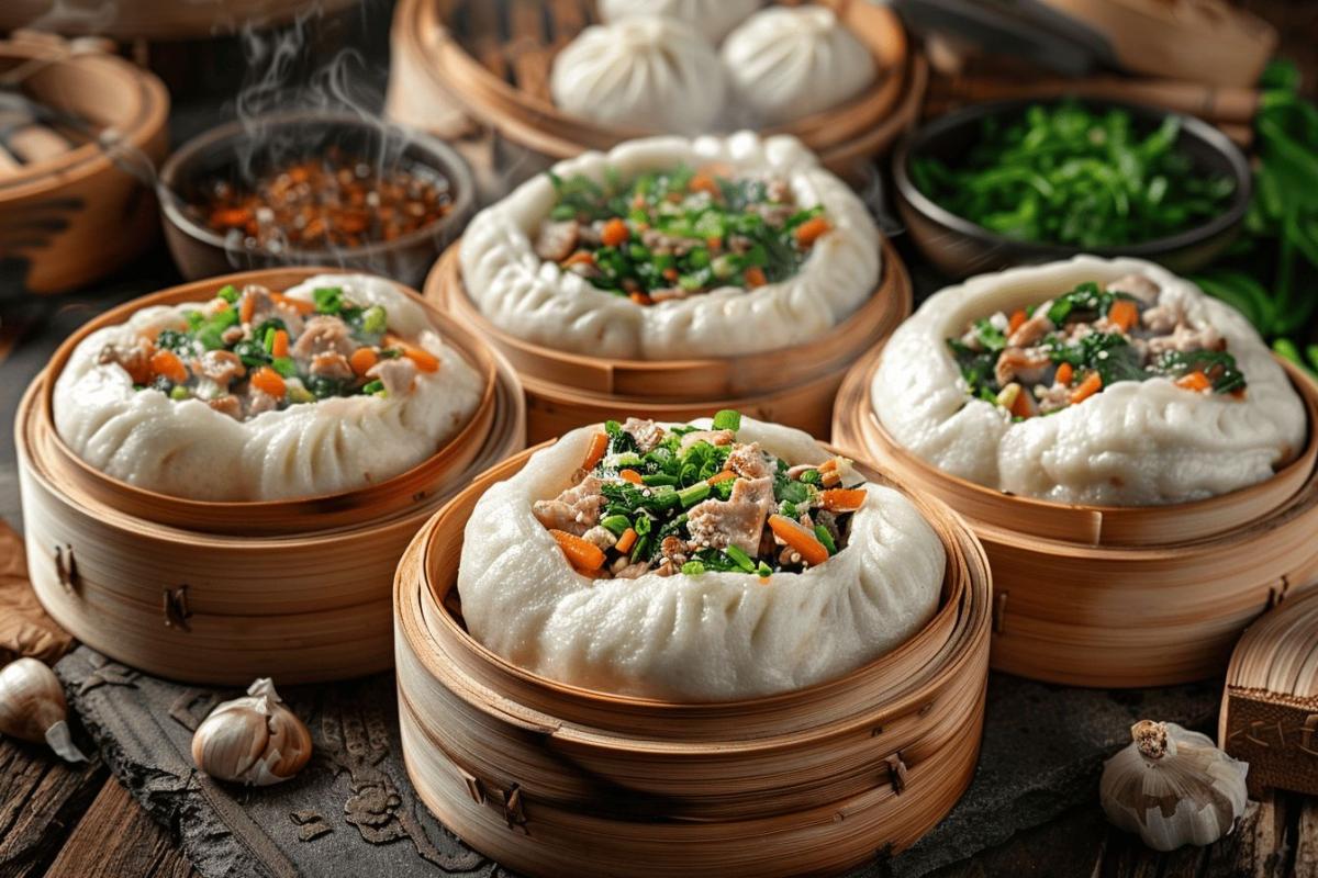 Recette authentique des baozi : comment préparer ces délicieux petits pains chinois à la vapeur ?