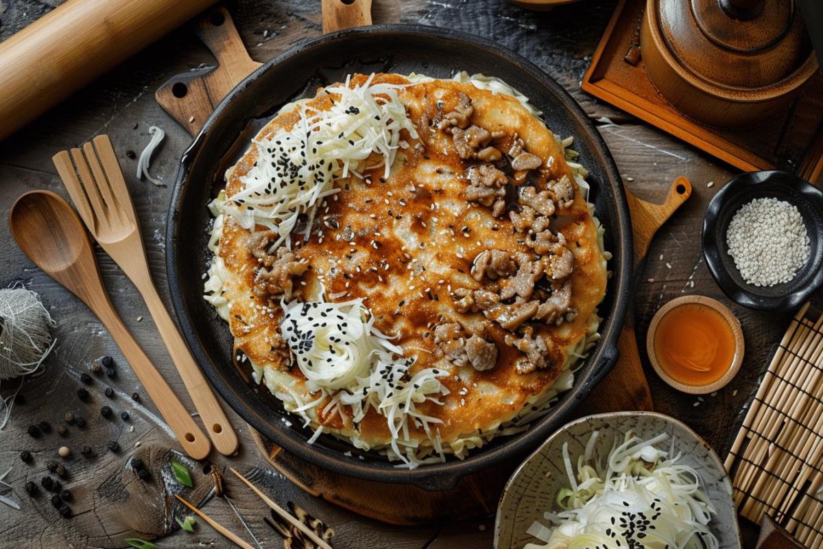 Recette okonomiyaki : comment préparer cette délicieuse crêpe japonaise traditionnelle
