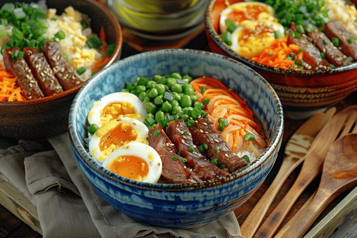 10 Recettes de donburi japonais les plus populaires : comment préparer ces délicieux bols de riz
