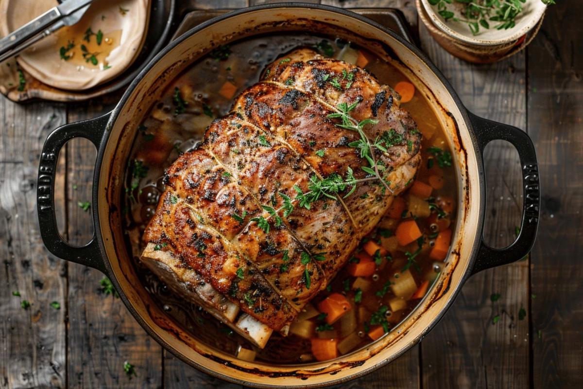 Recette de rouelle de porc en cocotte : 5 astuces pour un plat mijoté tendre et savoureux