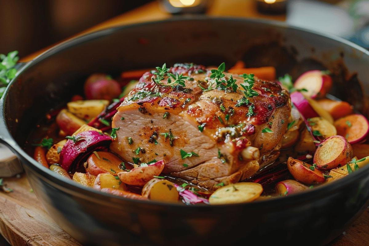 Recette de rouelle de porc en cocotte : 5 astuces pour un plat mijoté tendre et savoureux