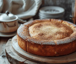 Gâteau aux pommes moelleux : recette facile et rapide pour un dessert fondant et savoureux en 15 minutes