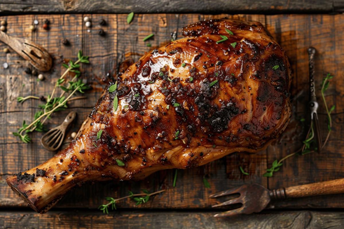 Gigot de chevreuil au four : recette facile et savoureuse pour une viande tendre et juteuse