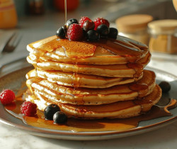 Recette facile et rapide de pancakes sans levure : délicieux en 15 minutes