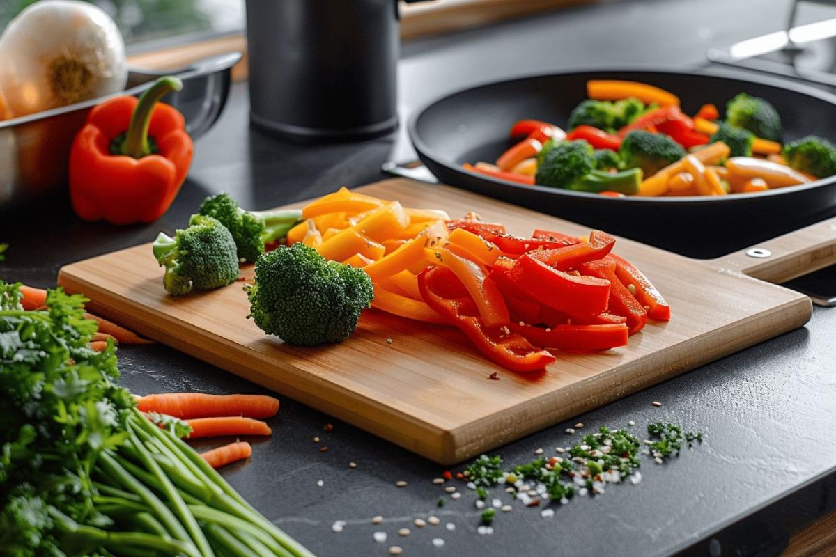 Recette facile : comment préparer une délicieuse poêlée de légumes colorés en moins de 20 minutes