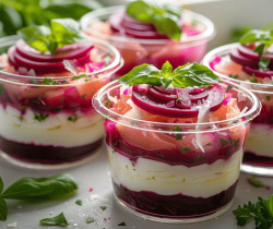 Verrine express aux betteraves et Boursin : une recette gourmande prête en 10 minutes