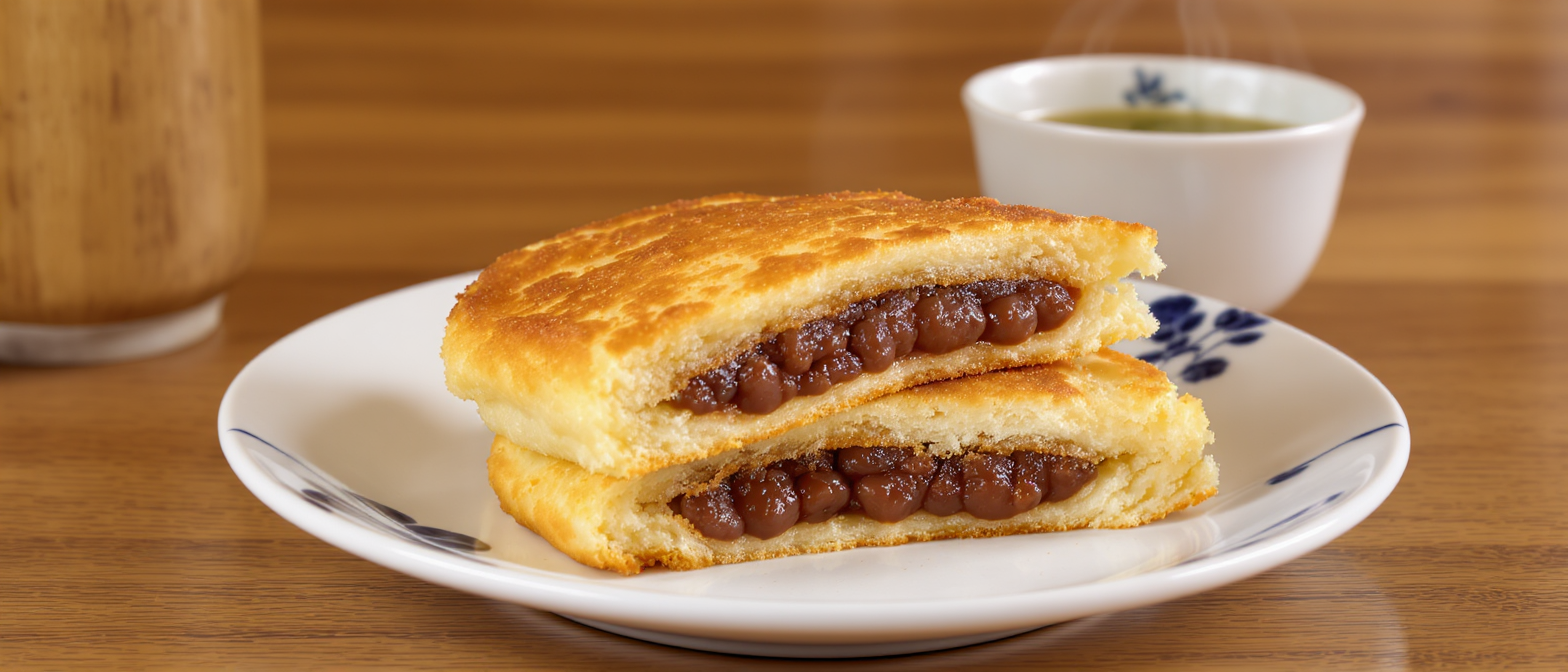 découvrez le dorayaki, une délicieuse pâtisserie japonaise composée de deux pancakes moelleux garnis d'une savoureuse pâte de haricots rouges. idéal pour le goûter ou le dessert, ce classique du japon ravira les fins gourmets !