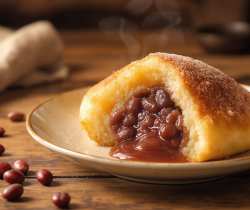 découvrez le dorayaki, une délicieuse spécialité japonaise composée de deux pancakes moelleux garnis d'une savoureuse pâte de haricots rouges sucrée. une douceur authentique à déguster à tout moment de la journée !