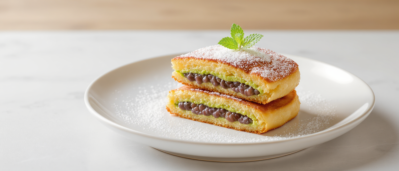découvrez le dorayaki, une délicieuse spécialité japonaise composée de deux pancakes moelleux renfermant une savoureuse pâte de haricots rouges sucrée. idéal pour une pause gourmande ou un dessert original !