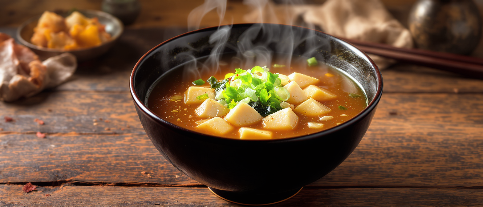 découvrez la recette authentique de la soupe miso traditionnelle japonaise : un bouillon savoureux à base de miso, tofu et algues, parfait pour une entrée saine et réconfortante.