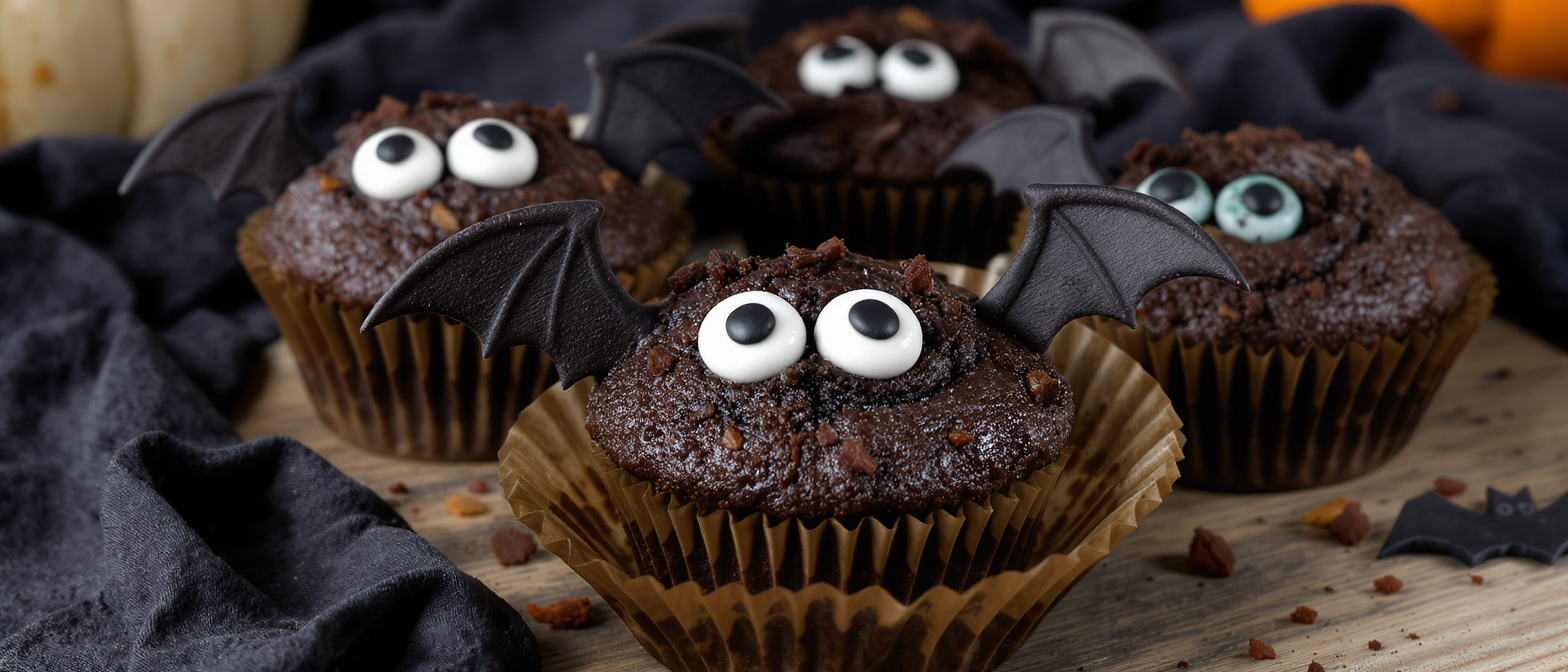 découvrez notre recette effrayante de muffins en chocolat pour halloween : moelleux, gourmands et décorés pour faire frissonner petits et grands lors de votre fête !