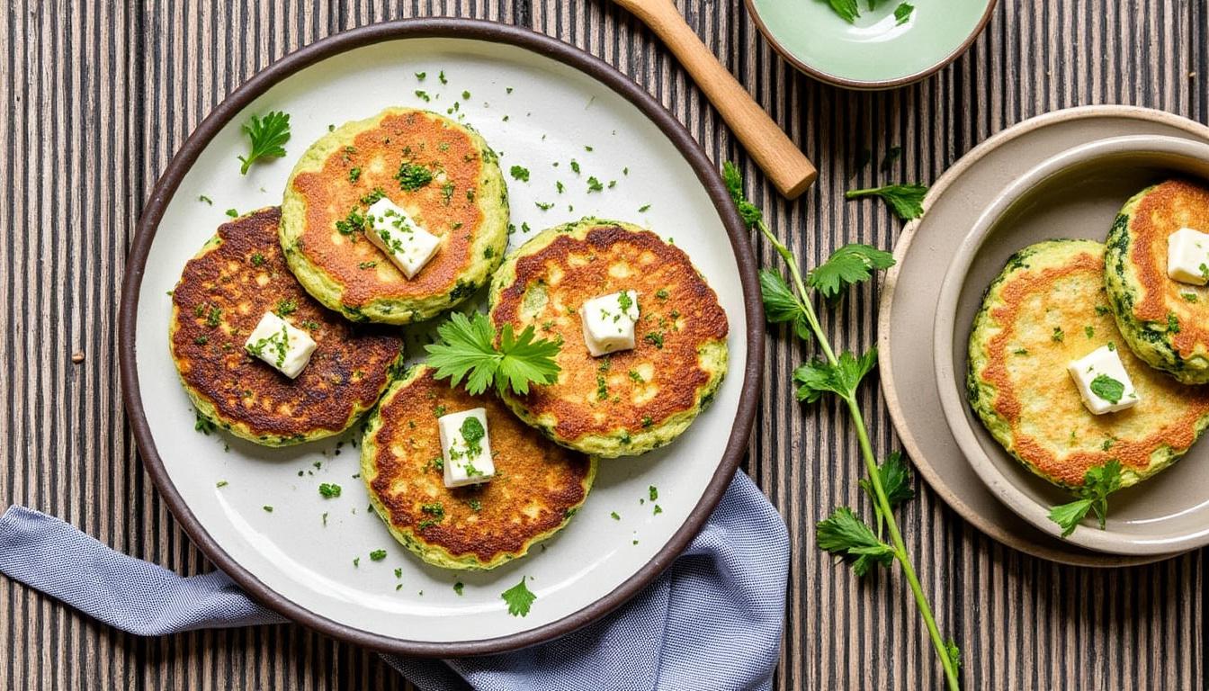 découvrez une recette savoureuse de pancakes aux courgettes et au chèvre, idéale pour un brunch gourmand ou un repas léger. simple, rapide et pleine de saveurs !