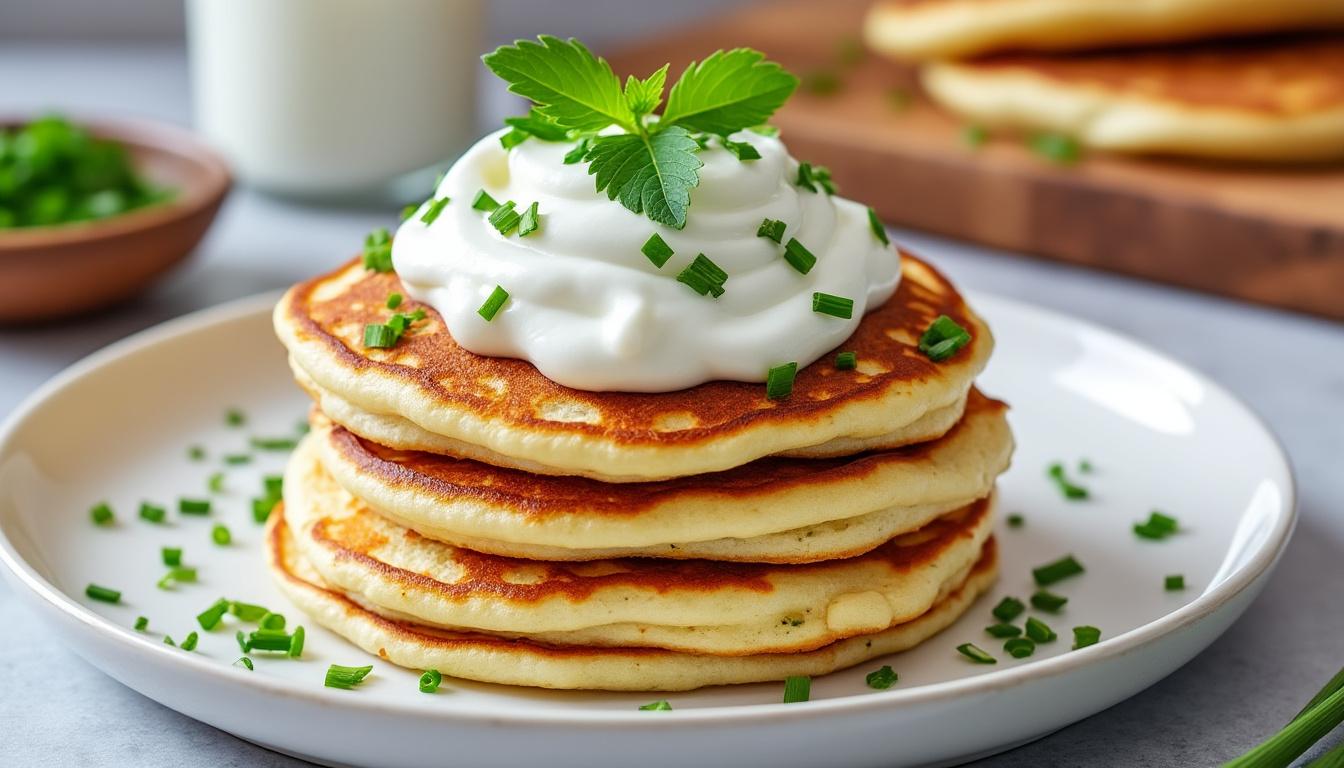 découvrez comment préparer de délicieux pancakes moelleux à la courgette et au fromage de chèvre. une recette originale, facile et idéale pour un repas léger ou un brunch gourmand.