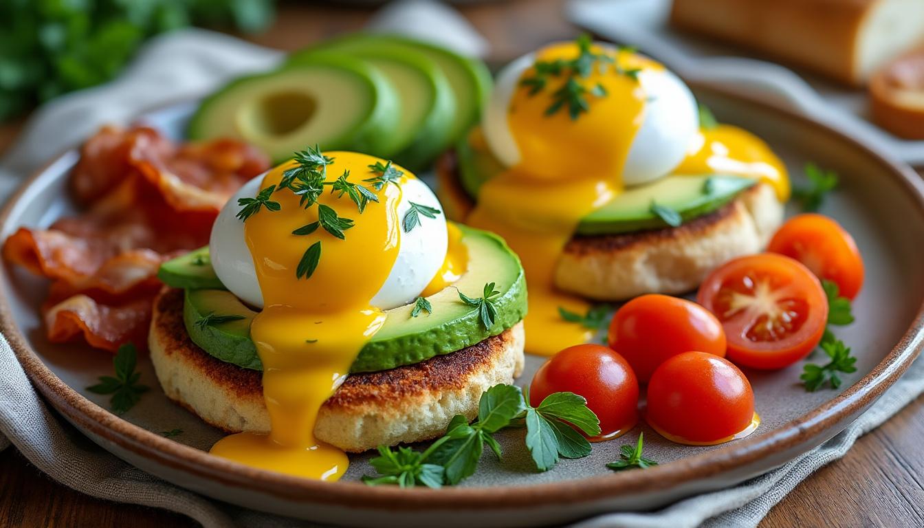 découvrez la recette facile des œufs bénédicte pour un brunch réussi : ingrédients, astuces et étapes détaillées pour un plat savoureux et convivial.