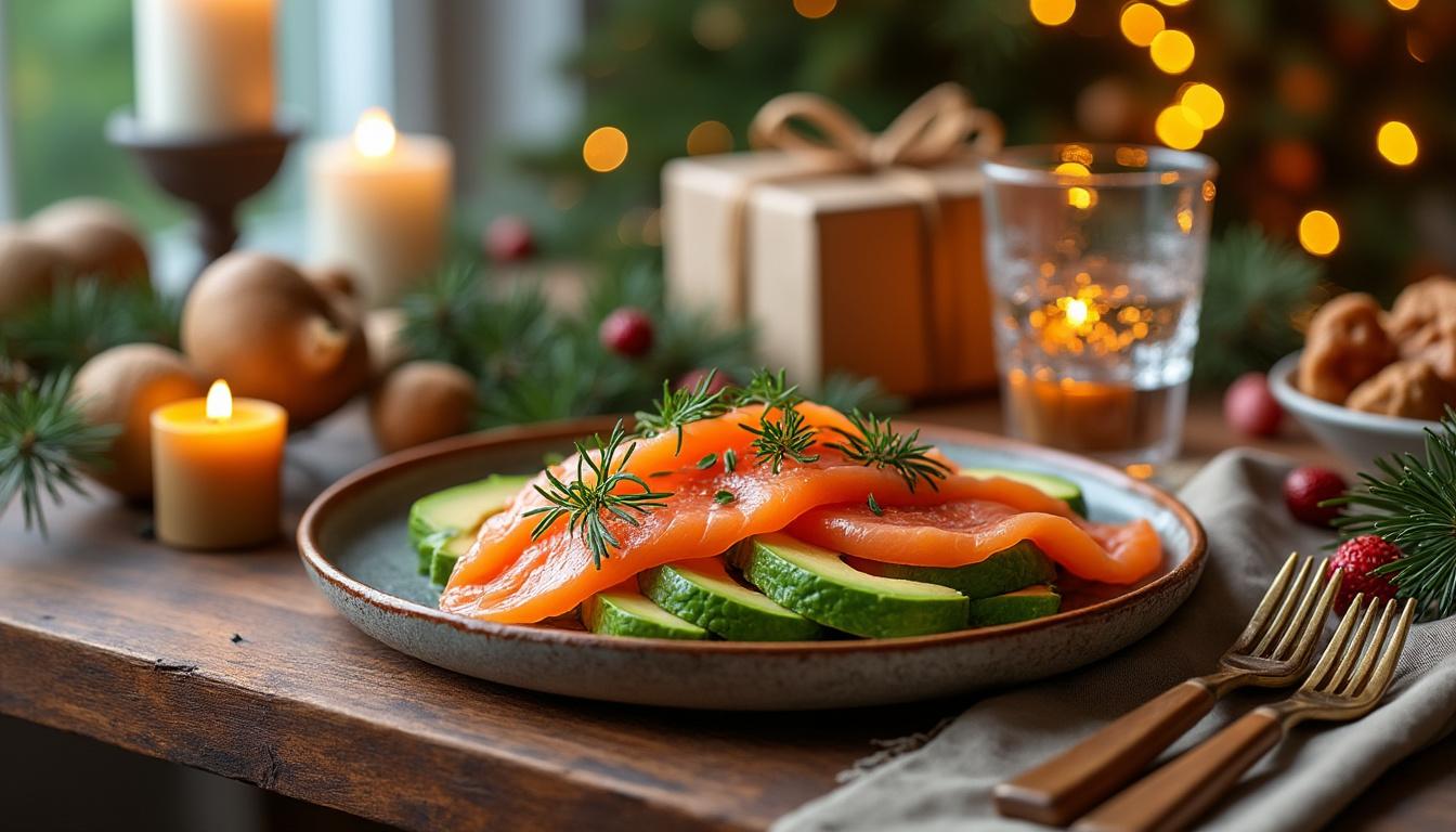 découvrez la délicatesse d'un mariage parfait entre la baba vodka, le saumon fumé et un crémeux d’avocat onctueux pour une expérience gourmande et raffinée.