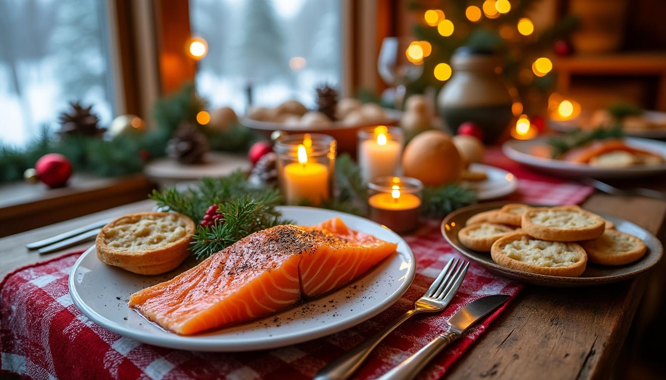 découvrez notre recette de blinis au gravlax de saumon, une entrée festive et raffinée idéale pour épater vos invités lors de vos repas de fête ou apéritifs gourmands.