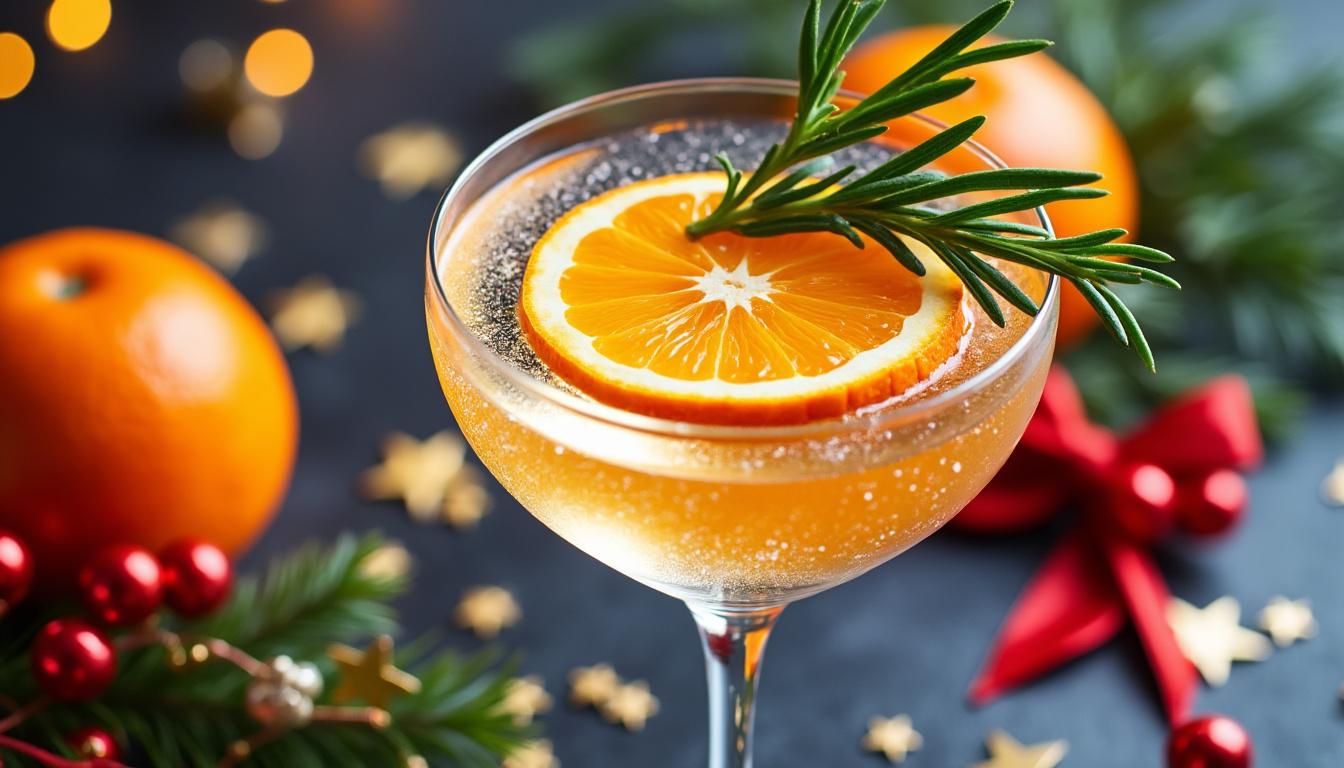 découvrez notre recette rafraîchissante de cocktail au prosecco, clémentines et romarin, idéale pour les apéritifs conviviaux et les moments festifs.