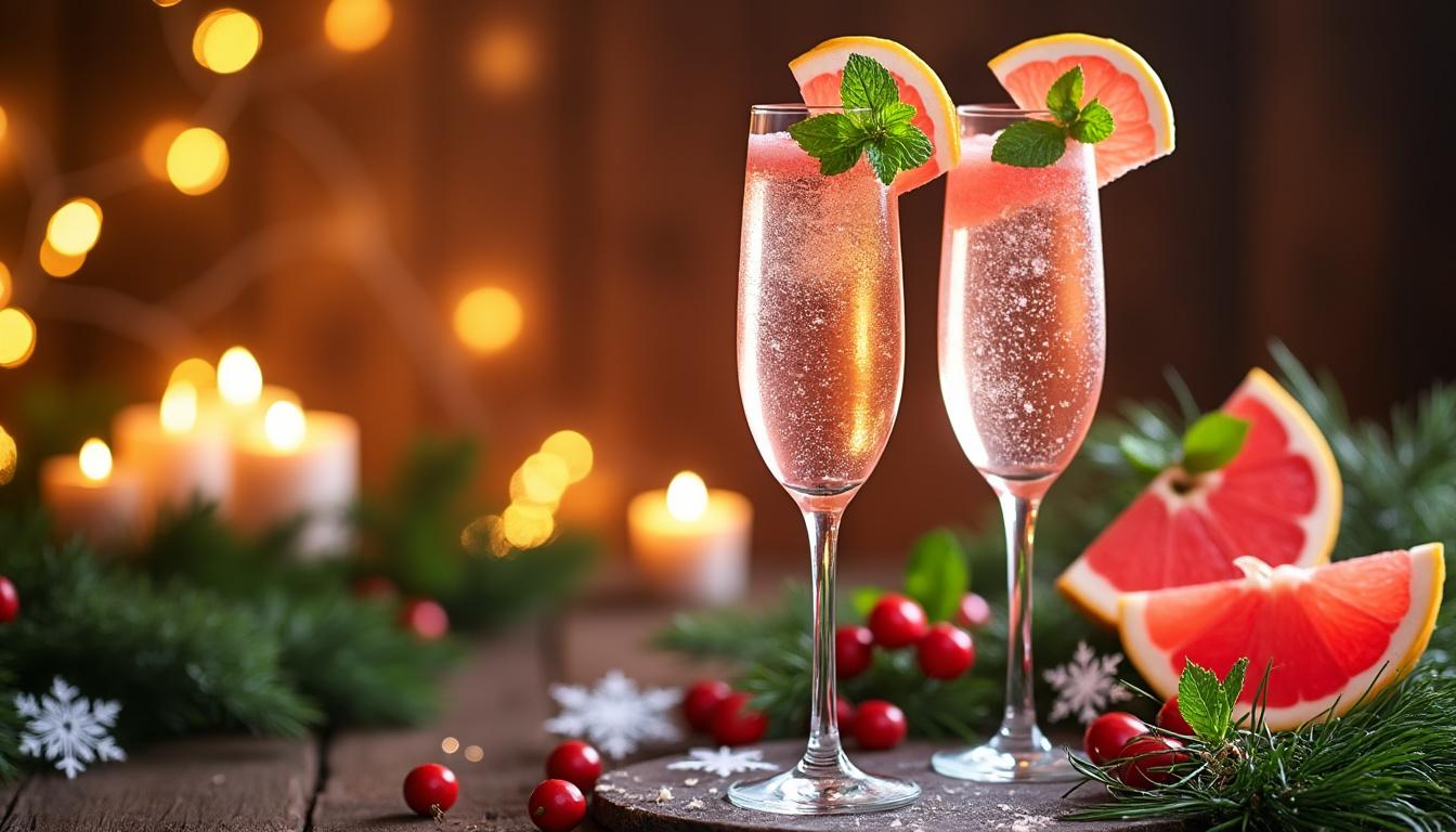 découvrez notre cocktail champagne au pamplemousse rose, une alliance rafraîchissante et élégante pour vos moments festifs.