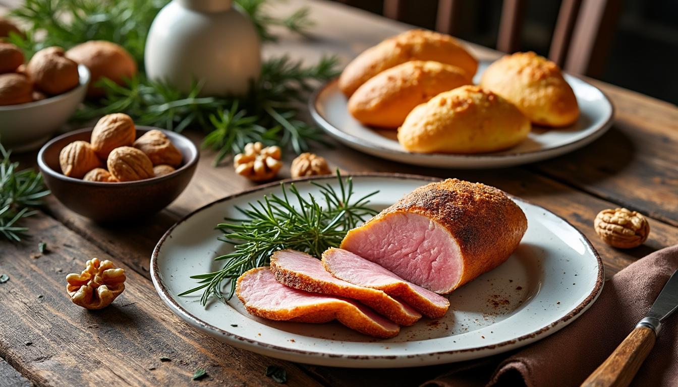 découvrez notre recette originale de madeleines au magret fumé, une délicieuse alliance entre douceur et saveurs fumées pour un apéritif gourmand et surprenant.