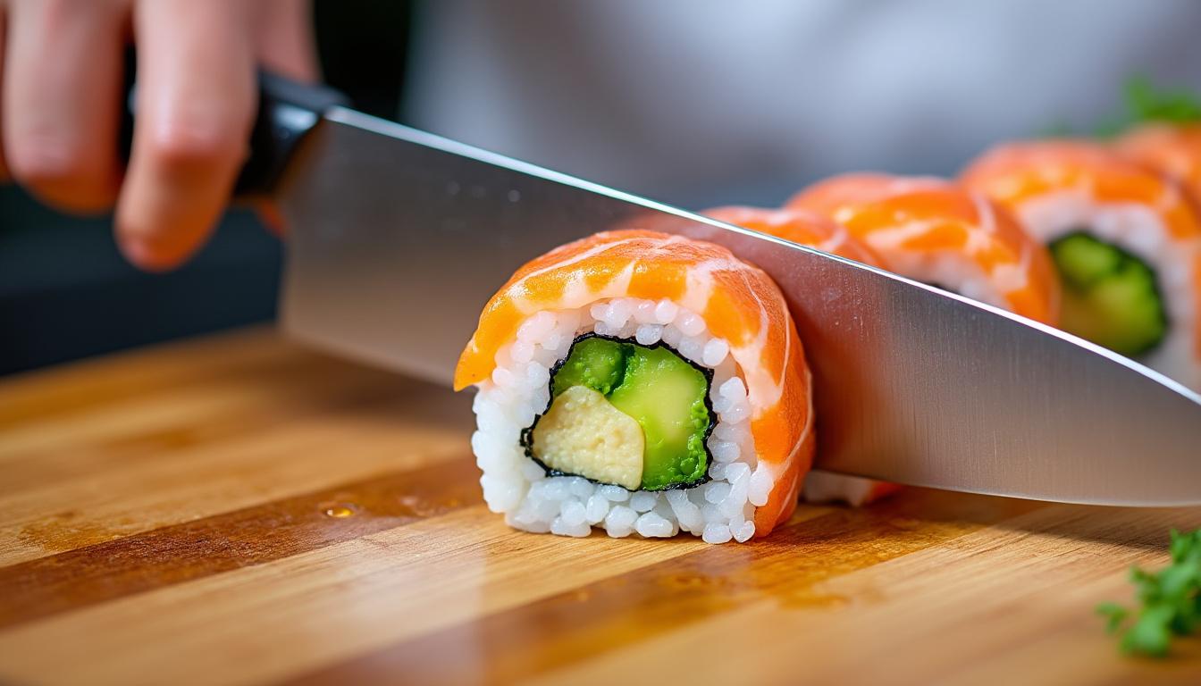 découvrez nos makis délicats au saumon fumé et avocat, une alliance parfaite de fraîcheur et de saveurs pour un repas sain et gourmand.