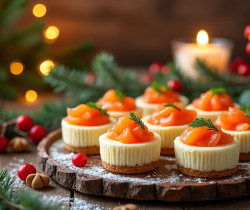 découvrez notre recette délicieuse de mini cheesecake au saumon fumé, parfaite pour un apéritif raffiné et facile à préparer.