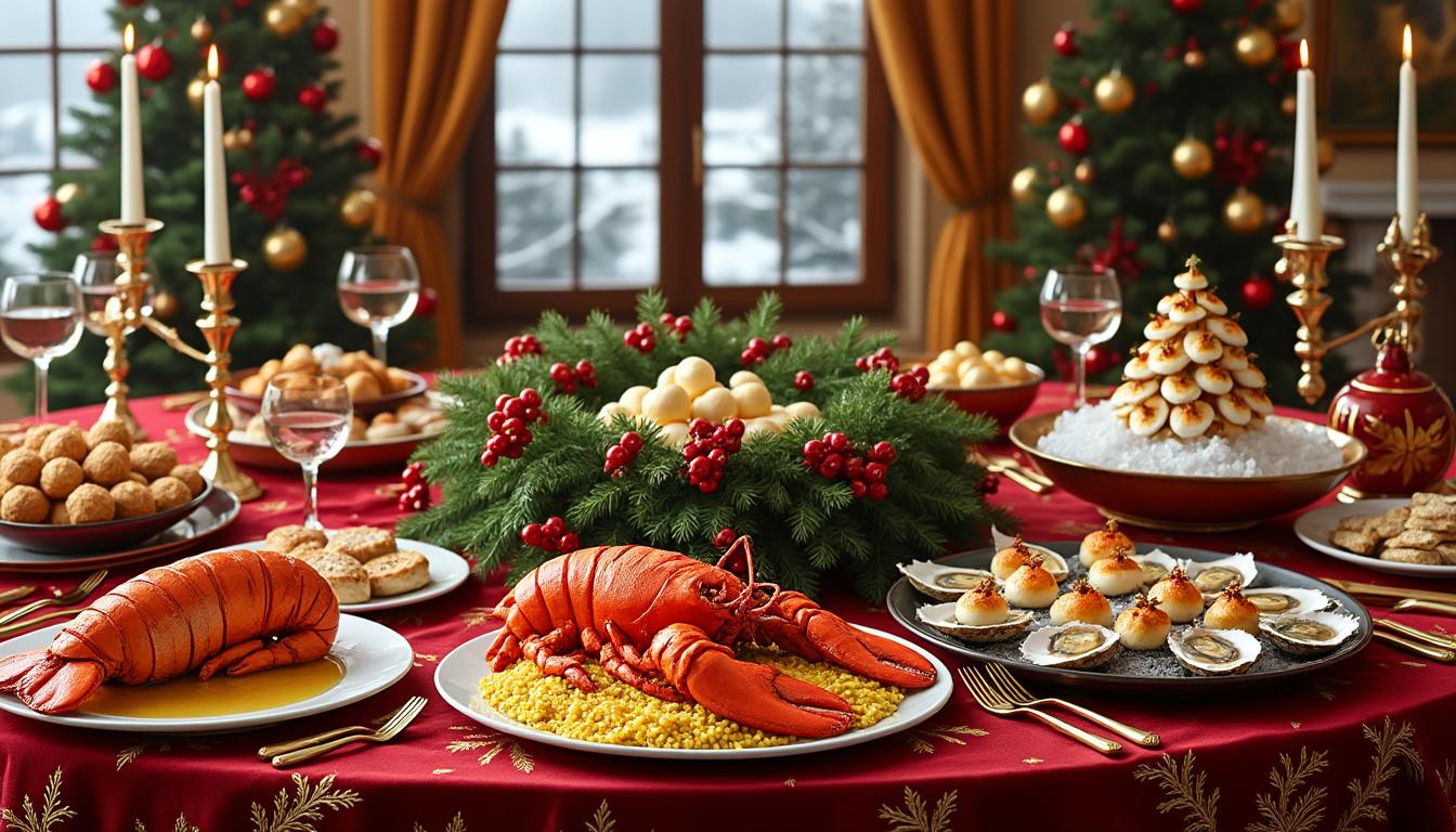 découvrez une recette festive et sophistiquée : huîtres fraîches servies sur un lit délicat de mousse de caviar, parfaite pour un noël élégant et gourmand.