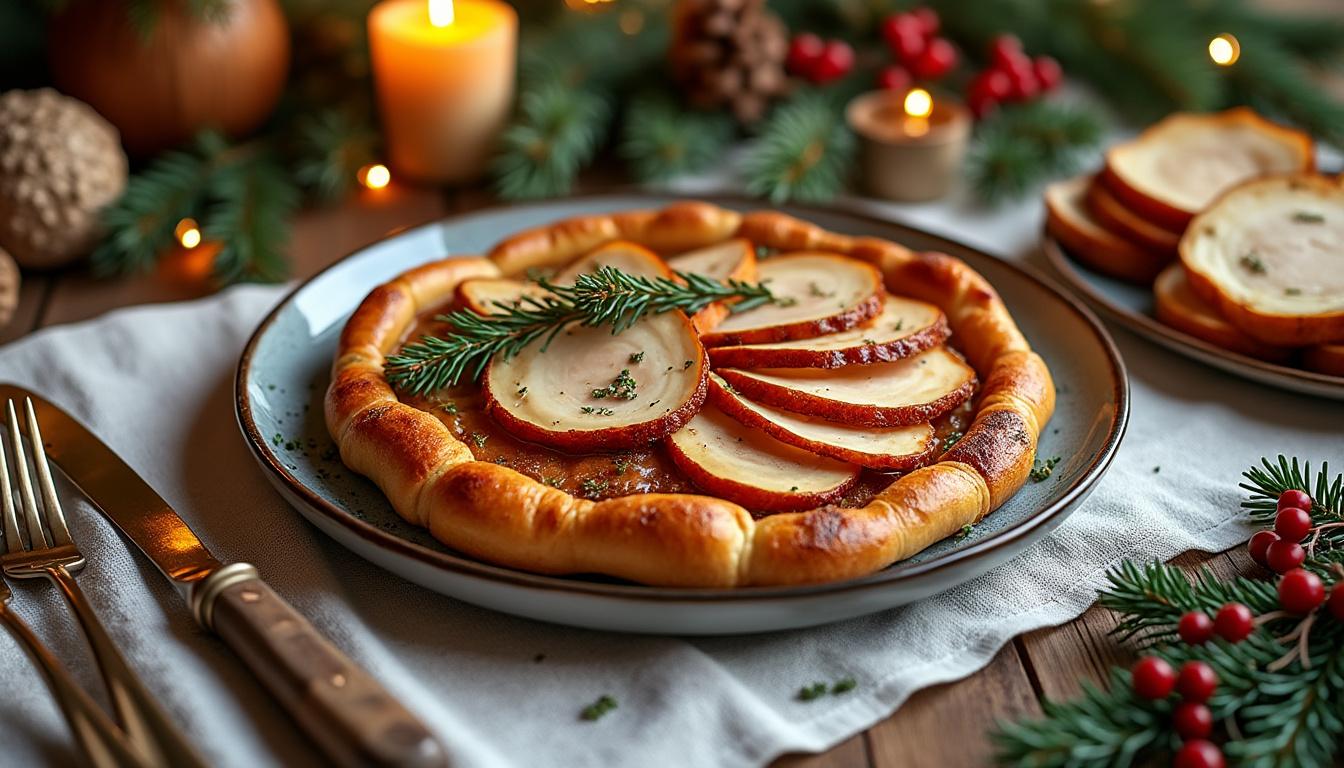 découvrez une recette raffinée alliant la douceur du pain d’épices, la richesse du foie gras et la saveur intense du magret, parfaite pour vos repas de fête.