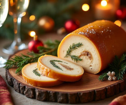 découvrez notre terrine de foie gras, délicatement parfumée aux subtiles notes de saké et de gingembre, pour une expérience gustative raffinée et originale.