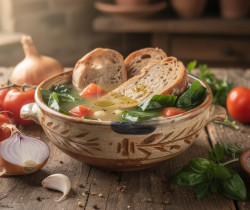 découvrez l'acquacotta, la soupe paysanne traditionnelle de la région de maremme, riche en saveurs simples et authentiques.