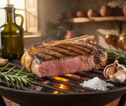 découvrez la recette traditionnelle de la bistecca alla fiorentina, une spécialité toscane, et apprenez les techniques de cuisson pour savourer ce steak italien unique.