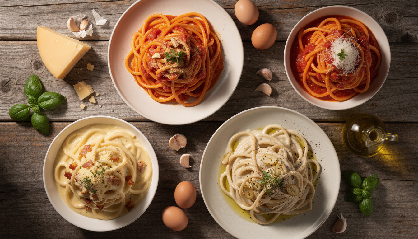 découvrez quelles sauces accompagner les bucatini, ces pâtes italiennes romaines, pour sublimer vos plats avec des saveurs authentiques et gourmandes.
