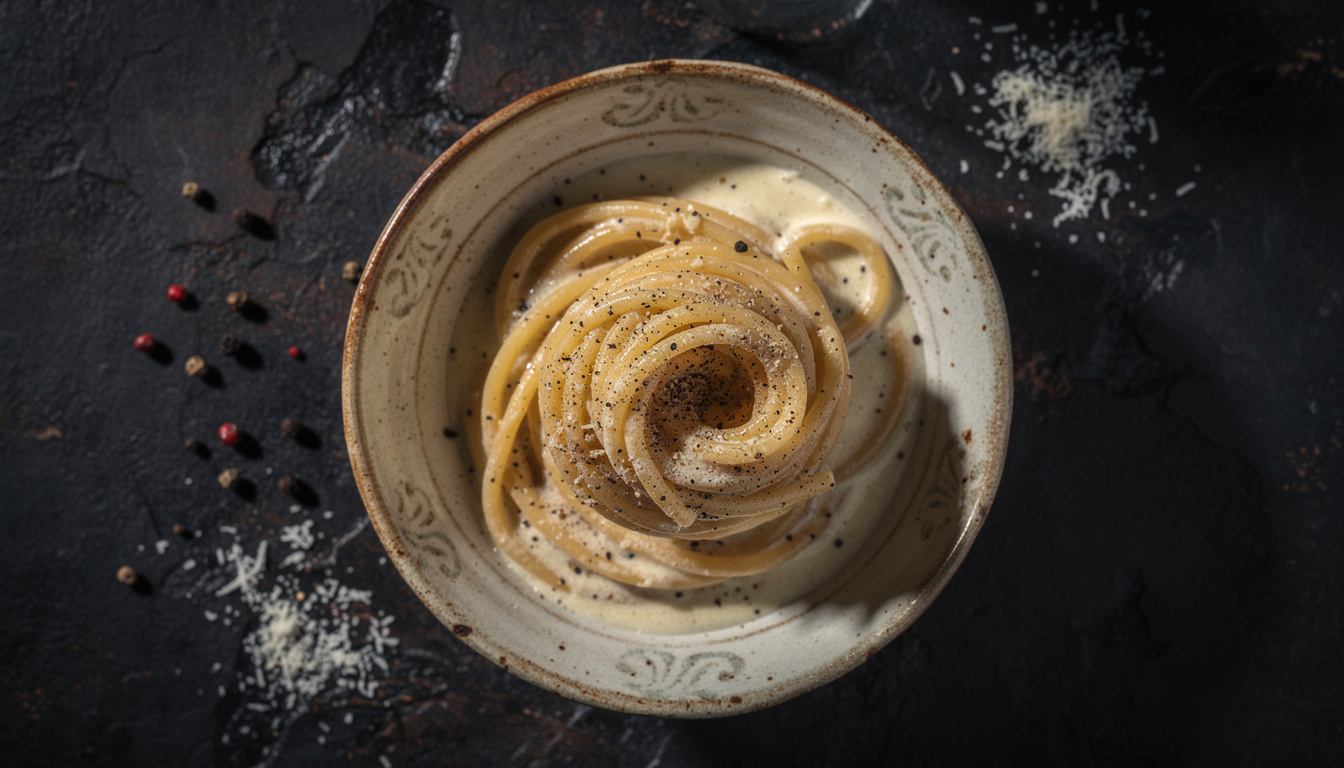 découvrez la recette authentique du cacio e pepe, un plat romain traditionnel, facile à préparer et garanti sans grumeaux pour un résultat crémeux et savoureux.