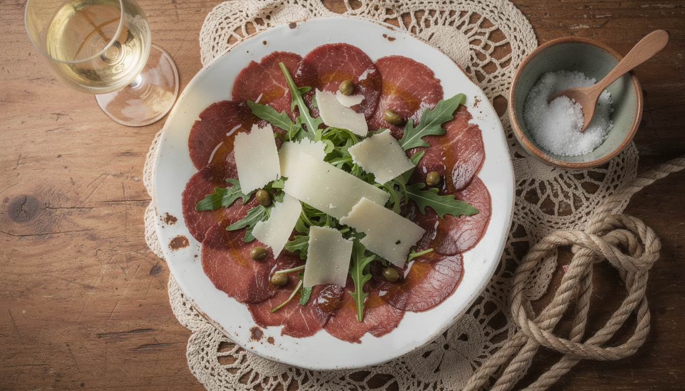 découvrez la recette originale du carpaccio de bœuf à la vénitienne, un plat raffiné et savoureux, parfait pour une entrée légère et élégante.