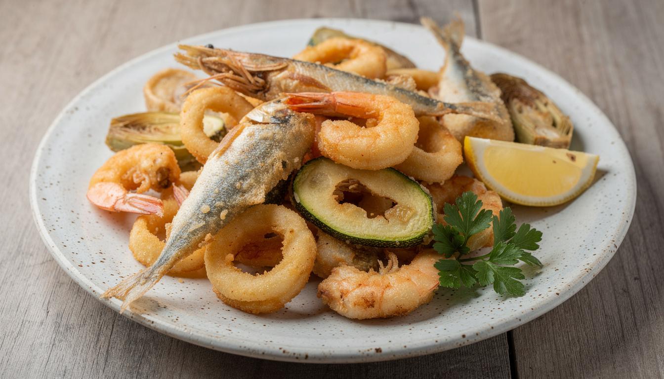 découvrez le fritto misto, la délicieuse friture italienne croustillante alliant saveurs et tradition pour un plaisir gustatif unique.
