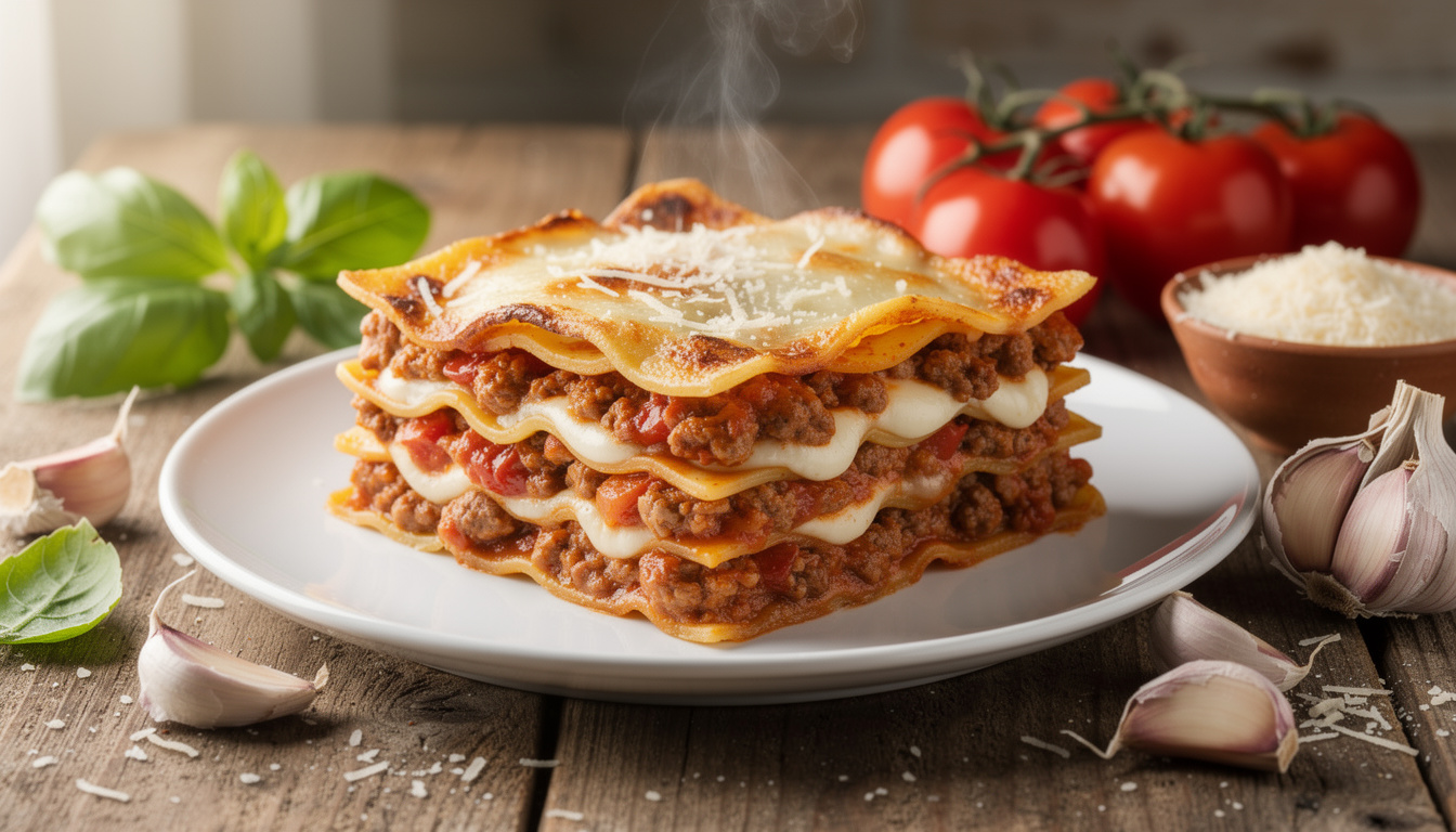 découvrez la recette authentique des lasagnes à la bolognaise, un plat italien traditionnel savoureux et facile à préparer pour régaler toute la famille.