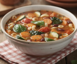 découvrez le minestrone, une soupe italienne riche en légumes frais, parfaite pour un repas sain et complet.