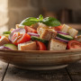 Panzanella toscane : la salade de pain et tomates