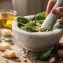 Pesto alla genovese : la vraie recette au mortier